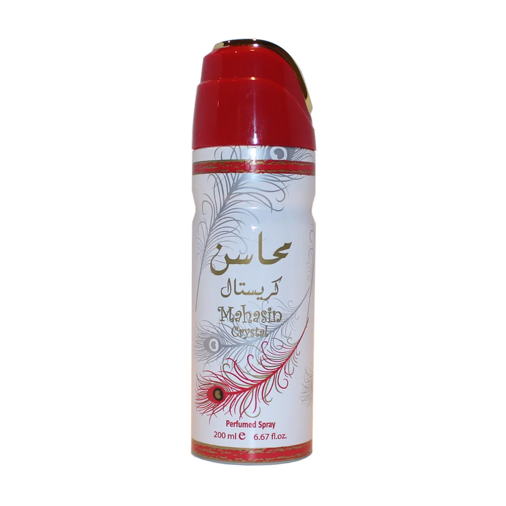 lattafa-mahasin-crystal-body-spray-200ml Lattafa Mahasin Crystal Body Spray 200ml - Image 1