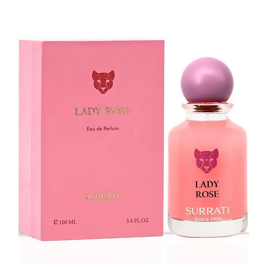 surrati-lady-rose-eau-de-parfum-for-women-100ml Surrati Lady Rose, Eau De Parfum, For Women, 100ml - Image 1