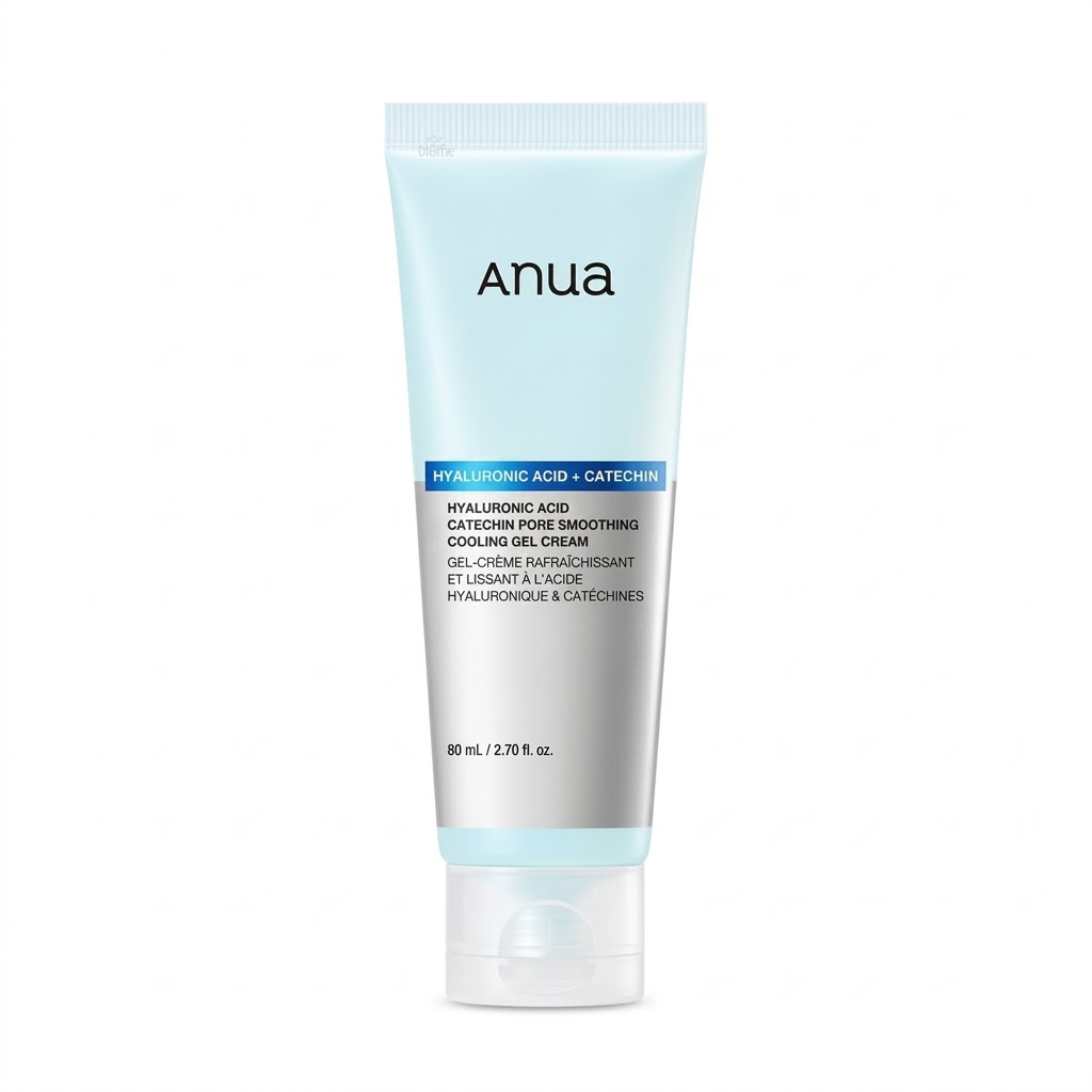 anua-hyaluronic-acid-catechin-pore-smoothing-cooling-gel-cream-80ml Anua Hyaluronic Acid Catechin Pore Smoothing Cooling Gel Cream – 80ml - Image 1