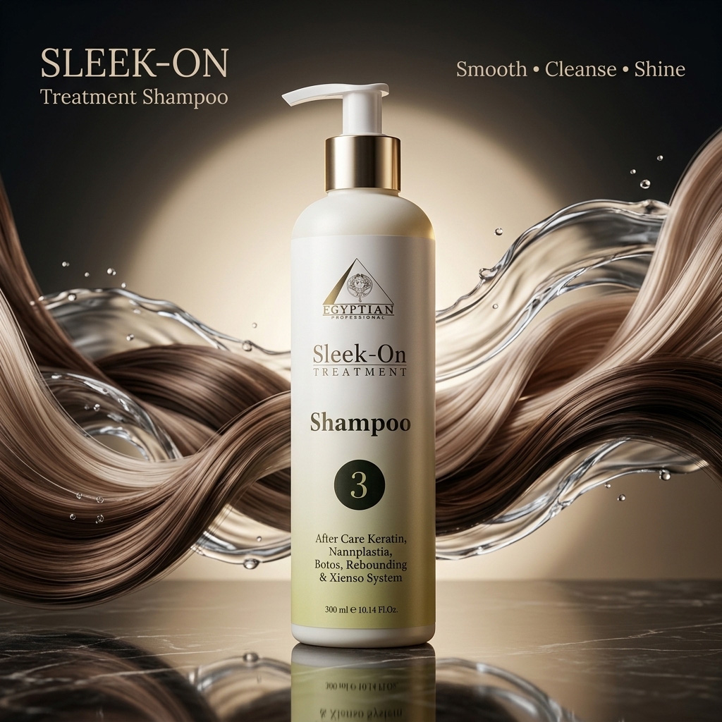egyptian-professional-sleek-on-treatment-shampoo-300ml-2 Egyptian Professional Sleek-On Treatment Shampoo - 300ml - Image 1