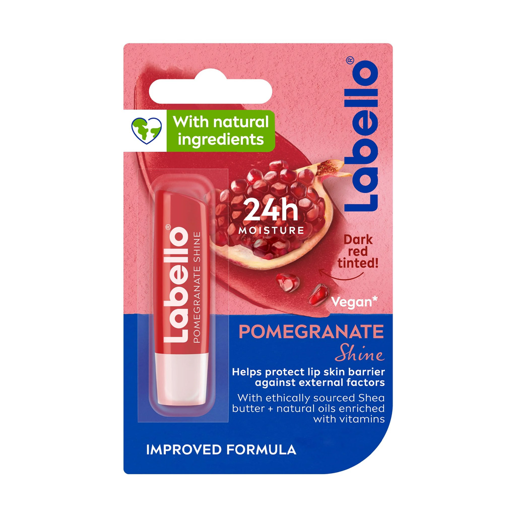 Labello Pomegranate Shine Lip Balm 4.8g
