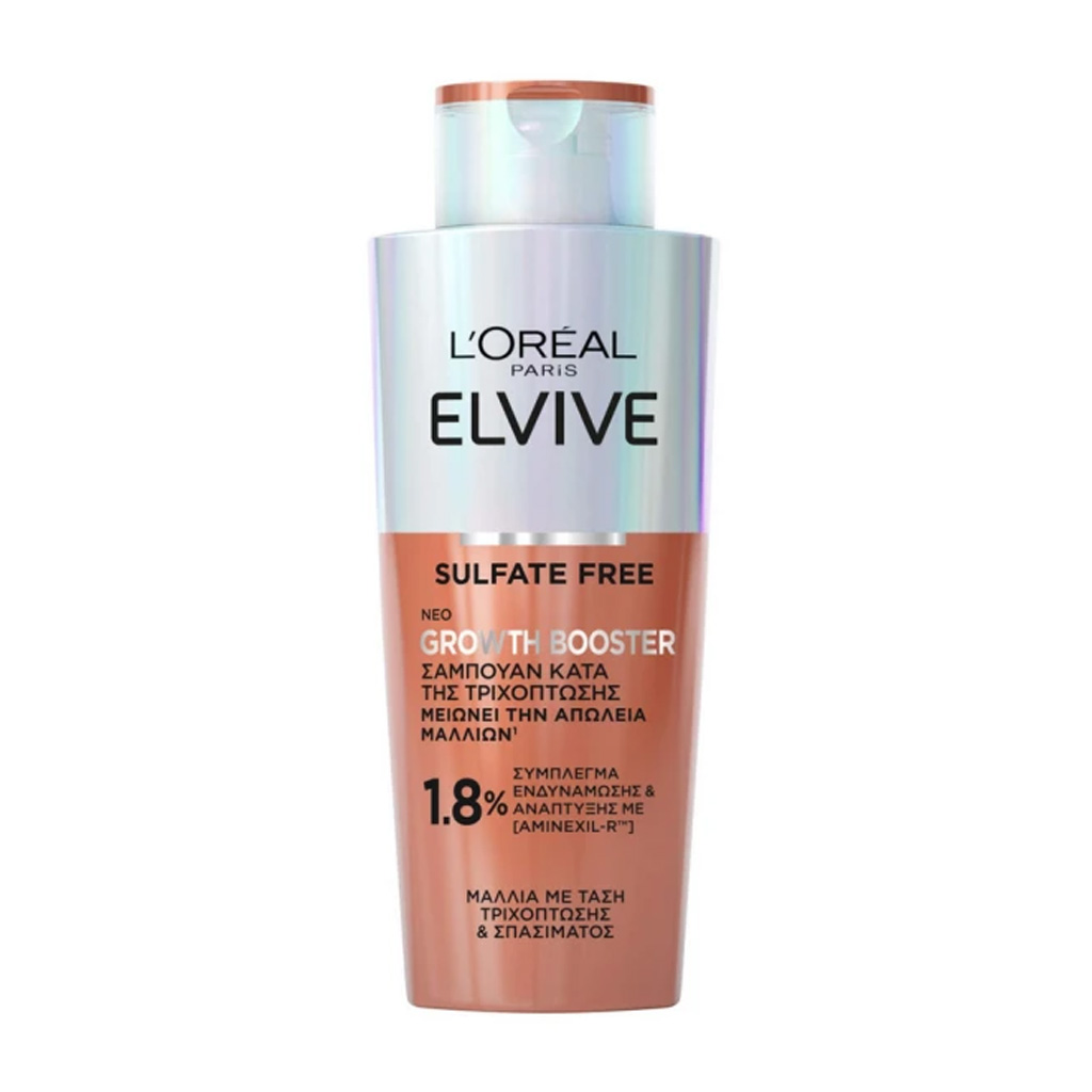 loreal-paris-elvive-growth-booster-sulfate-free-shampoo-200ml L'Oreal Paris Elvive Growth Booster Sulfate Free Shampoo 200ml - Image 1