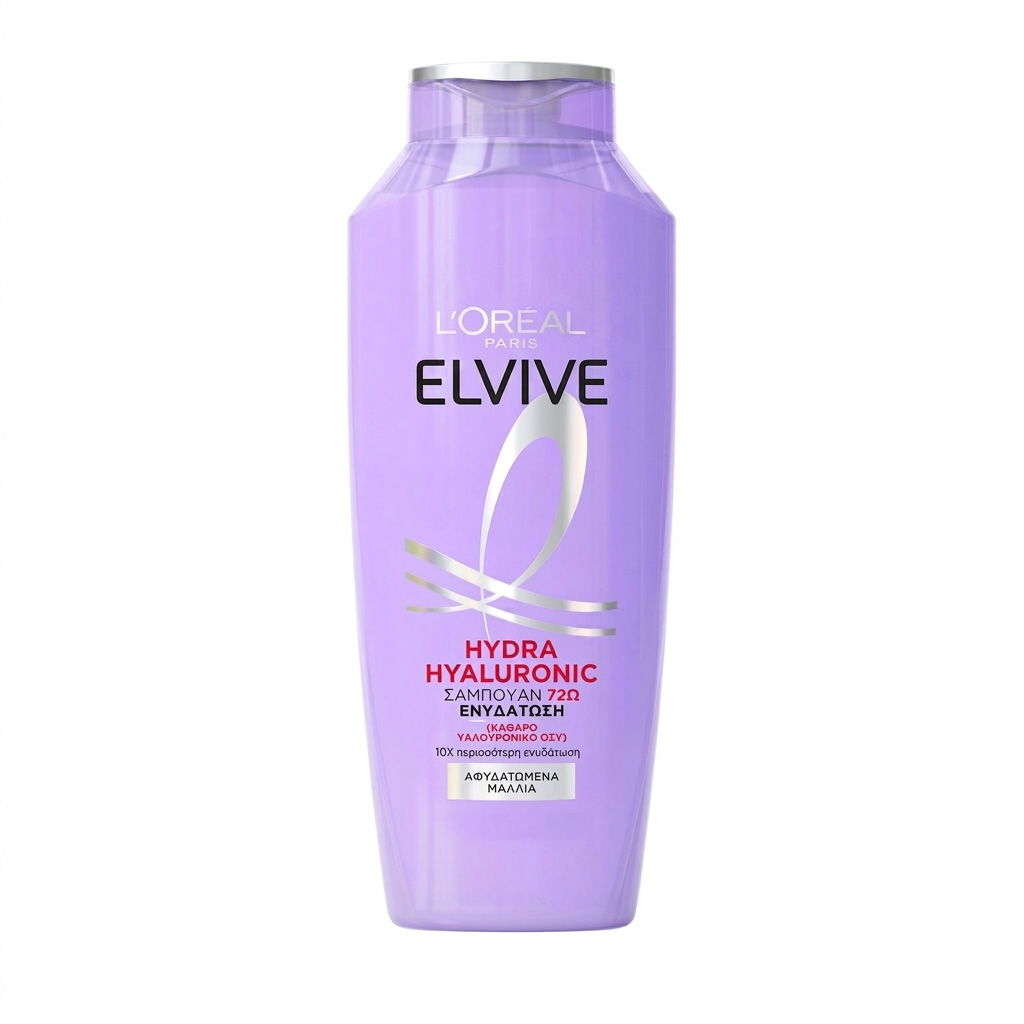 loreal-paris-elvive-hydra-hyaluronic-72h-shampoo-400ml L'Oréal Paris Elvive Hydra Hyaluronic 72H Shampoo 400ml - Image 1