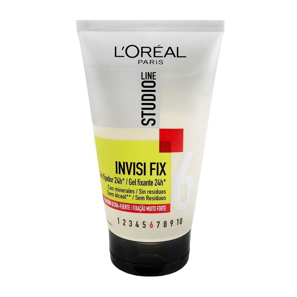 loreal-paris-studio-line-invisi-fix-6-ultra-strong-setting-gel-150ml L'Oreal Paris Studio Line Invisi Fix 6 Ultra Strong Setting Gel, 150ml - Image 1