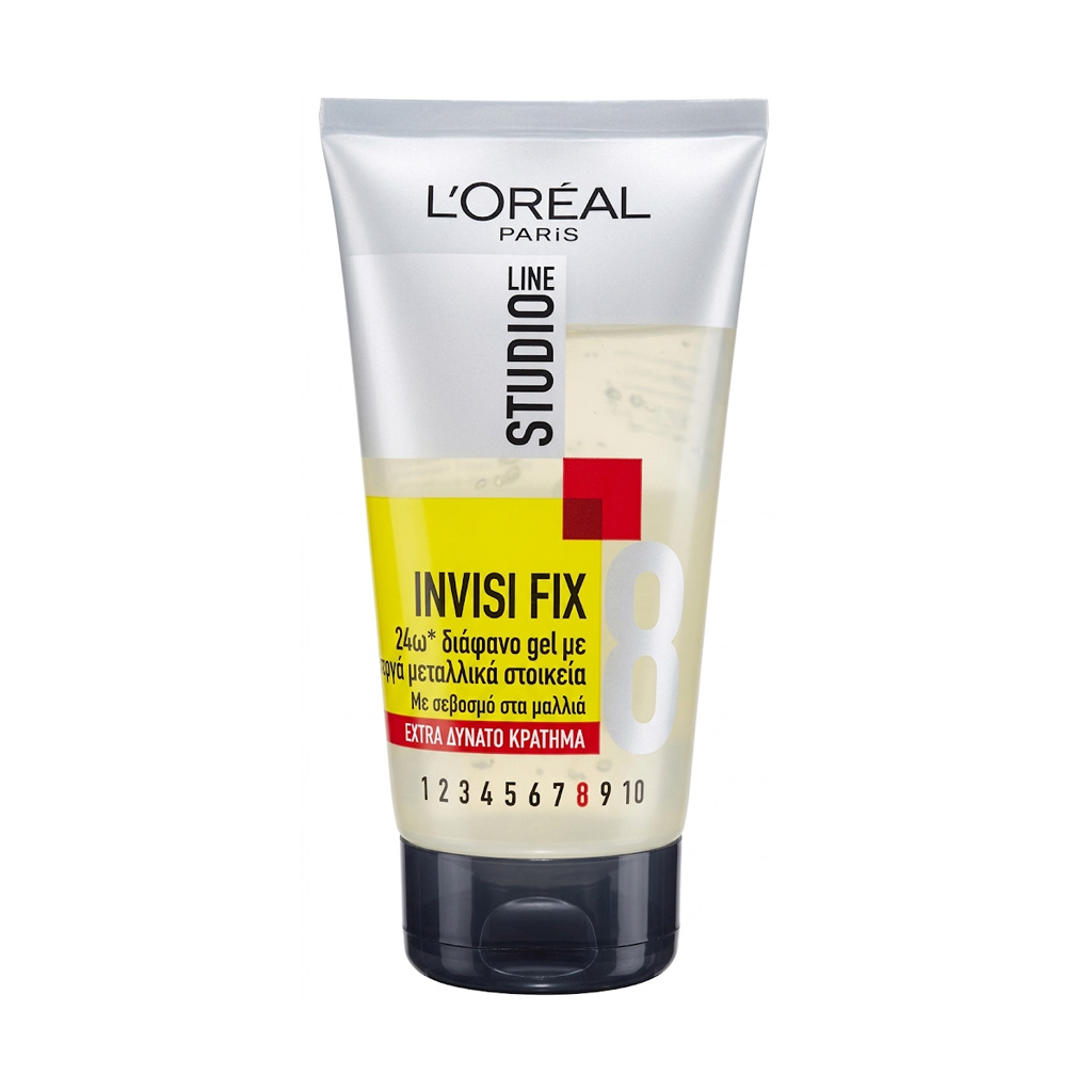 loreal-paris-studio-line-invisi-fix-8-hair-gel-150ml L'Oreal Paris Studio Line Invisi Fix 8 Hair Gel 150ml - Image 1