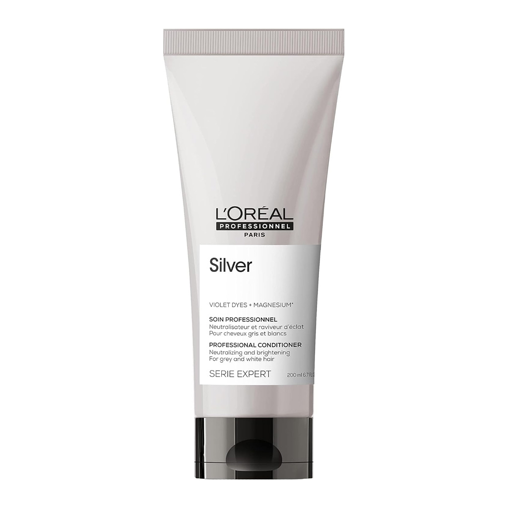 loreal-professional-serie-expert-silver-conditioner-200ml L'Oreal Professional Serie Expert Silver Conditioner 200ml - Image 1