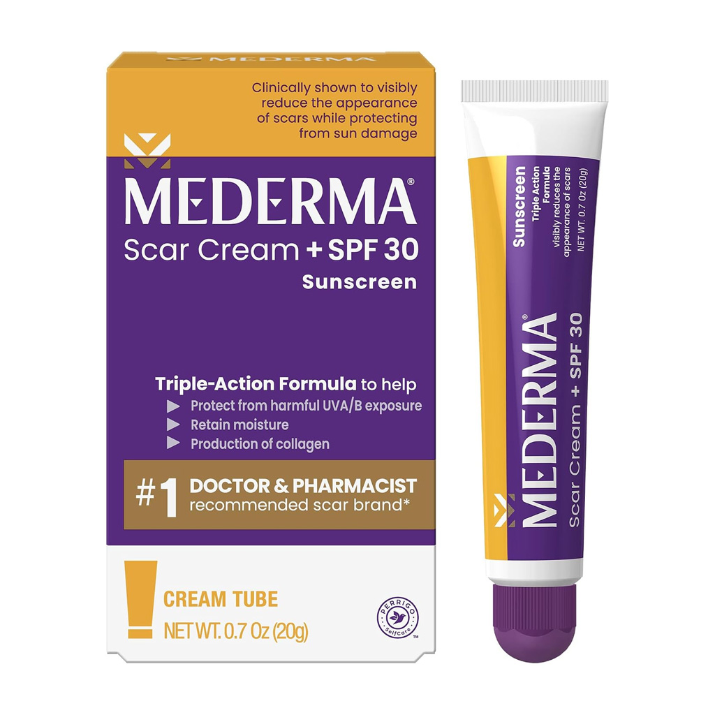 mederma-scar-cream-spf-30-sunscreen-20g Mederma Scar Cream + SPF 30 Sunscreen 20g - Image 1