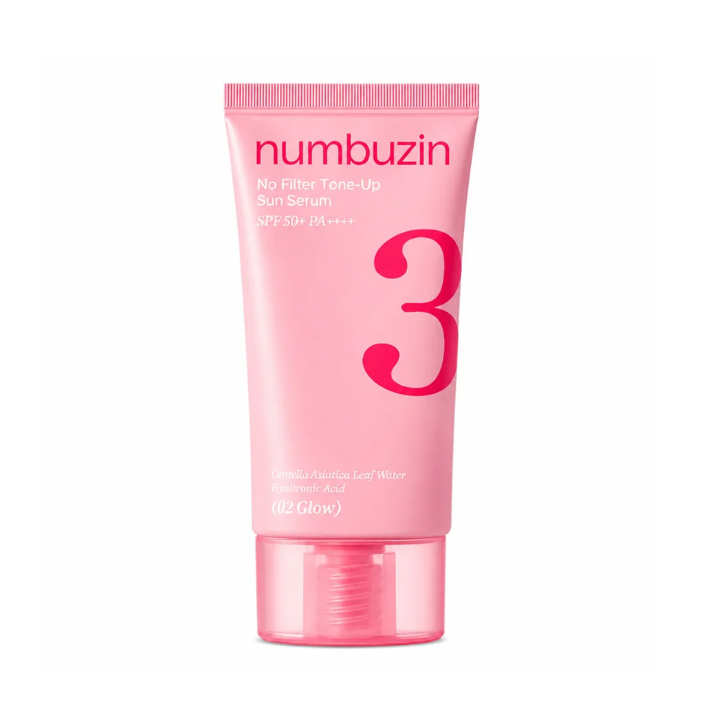 numbuzin-no-3-no-filter-tone-up-sun-serum-02-glow-50ml Numbuzin No.3 No Filter Tone-Up Sun Serum, 02 Glow, 50ml - Image 1