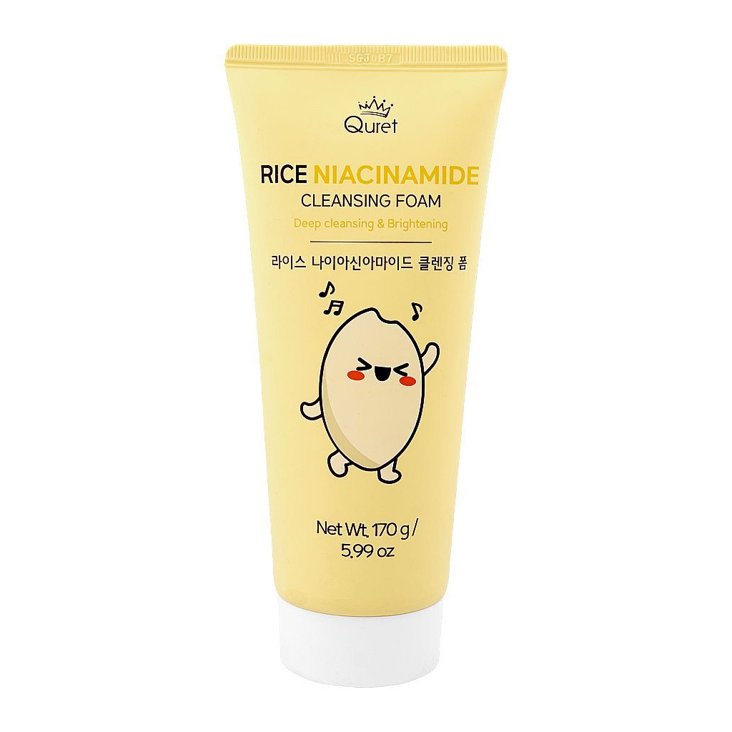 quret-rice-niacinamide-cleansing-foam-170g Quret Rice Niacinamide Cleansing Foam, 170g - Image 1