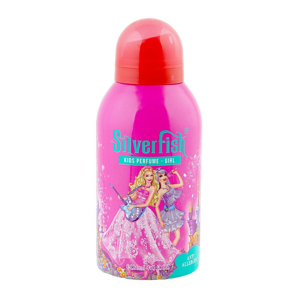 Silver Fish Barbie Kids Body Spray, 120ml