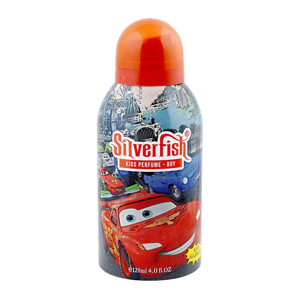 silver-fish-cars-kids-body-spray-120ml Silver Fish Cars Kids Body Spray, 120ml - Image 1